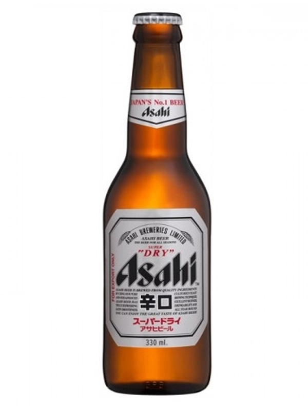 bia asahi 5% nhật bản - chai 330ml