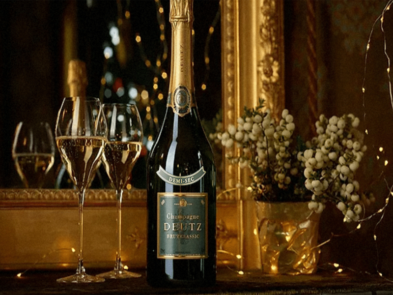 rượu champagne deutz demi sec classic