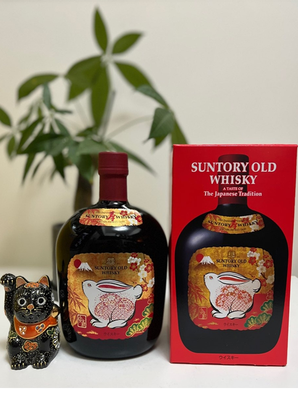 rượu suntory old whisky linh vật thỏ