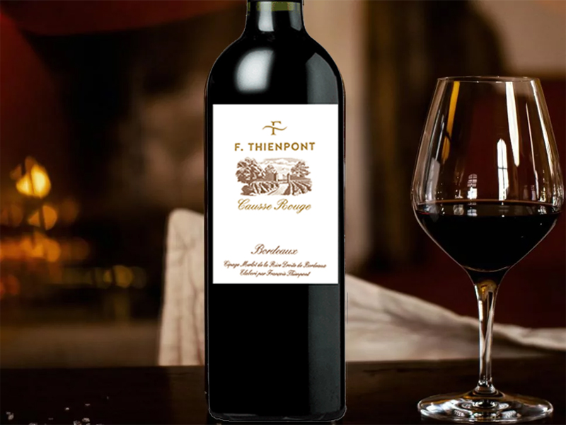 rượu vang f. thienpont causse rouge merlot bordeaux