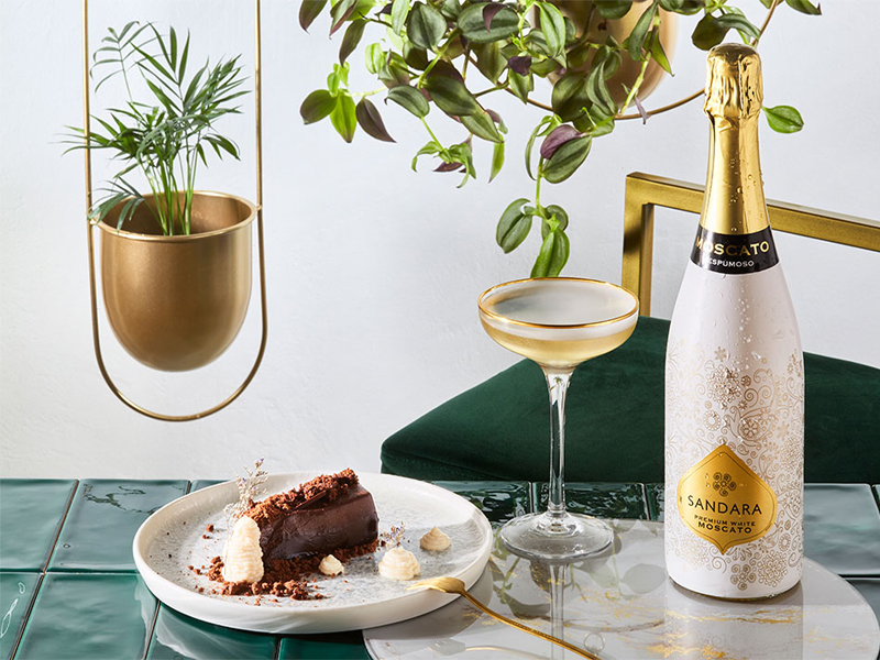 rượu vang trắng sandara moscato premium white