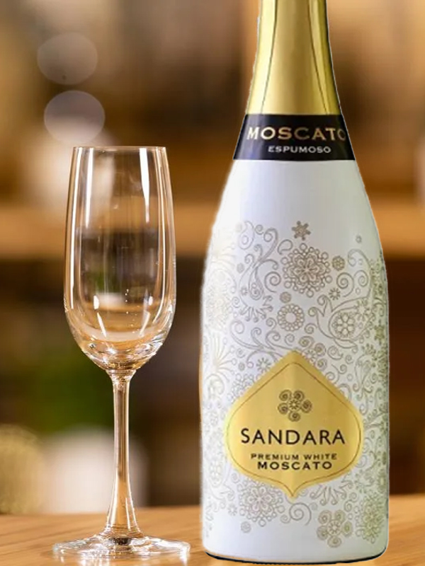 rượu vang trắng sandara moscato premium white