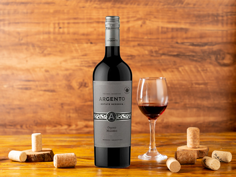 rượu vang argento estate reserve malbec mendoza