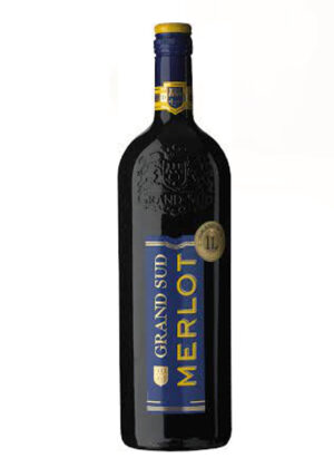 rượu vang đỏ grand sud merlot 1 lít