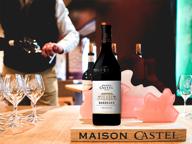 rượu vang maison castel bordeaux merlot