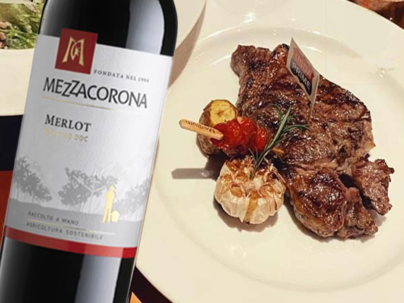 rượu vang mezzacorona merlot