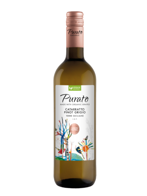 rượu vang purato catarratto pinot grigio organic igt