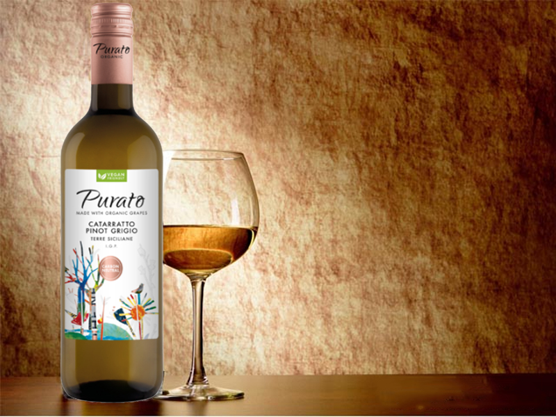 rượu vang purato catarratto pinot grigio organic igt