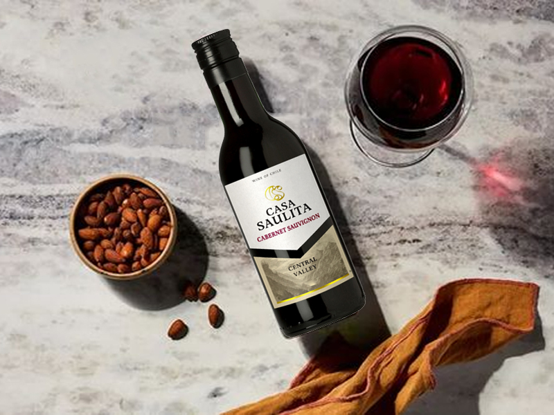 vang đỏ chile casa saulita cabernet sauvignon 187 ml 