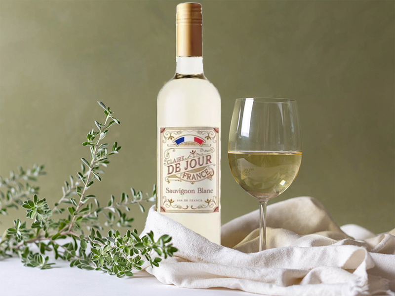 rượu vang pháp claire de jour sauvignon blanc