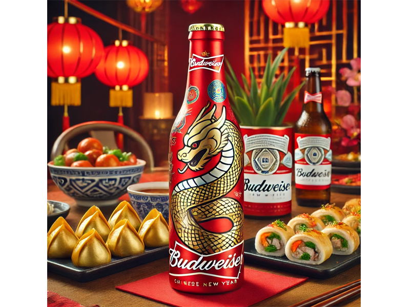 bia budweiser hộp quà tết 2025