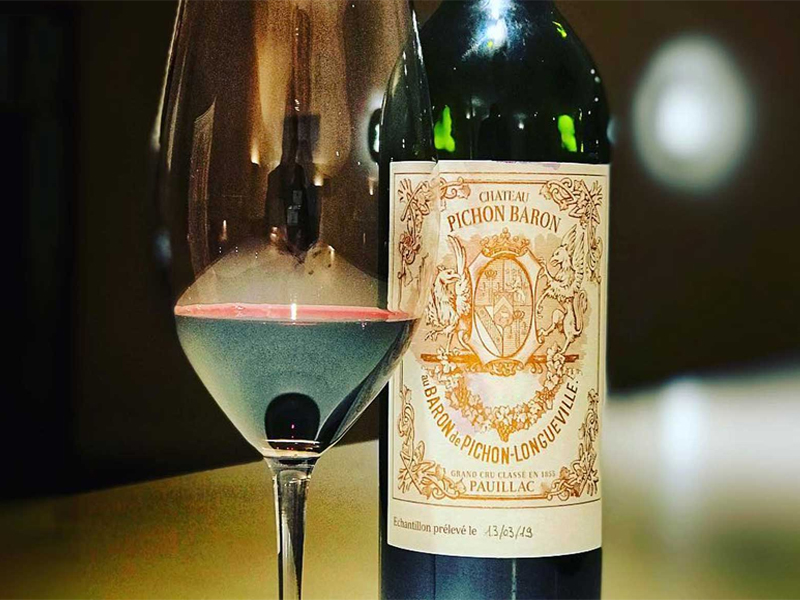 rượu vang pháp château pichon baron 2017