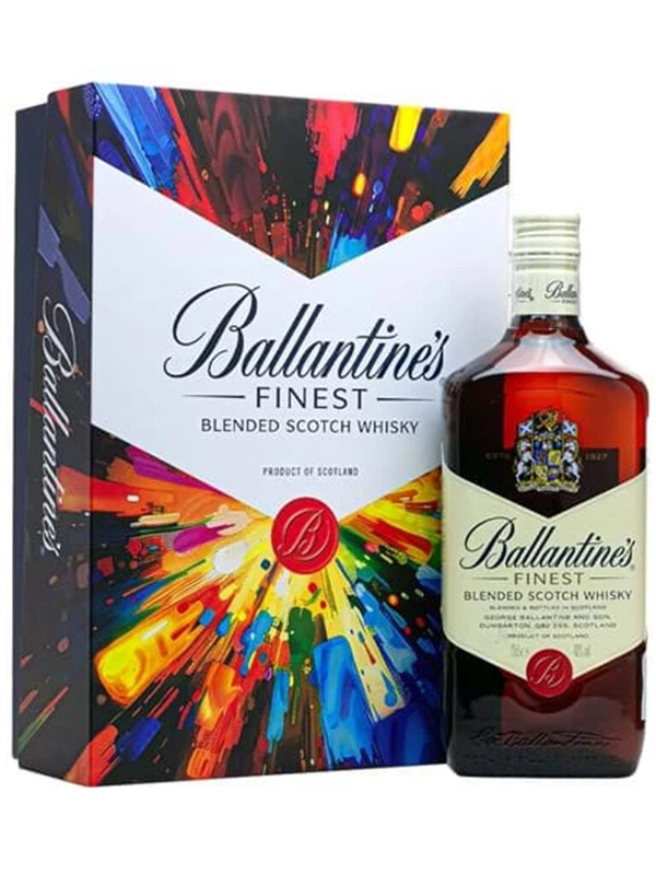 rượu whisky ballantine’sfinest (hộp quà tết 2025)