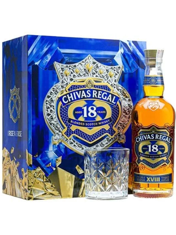 rượu whisky chivas 18 năm (hộp quà tết 2025)