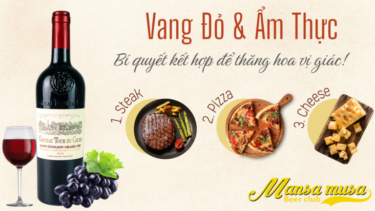 Uống Rượu Vang Đỏ Ăn Với Món Gì? Bí Quyết Kết Hợp Thăng Hoa Vị Giác