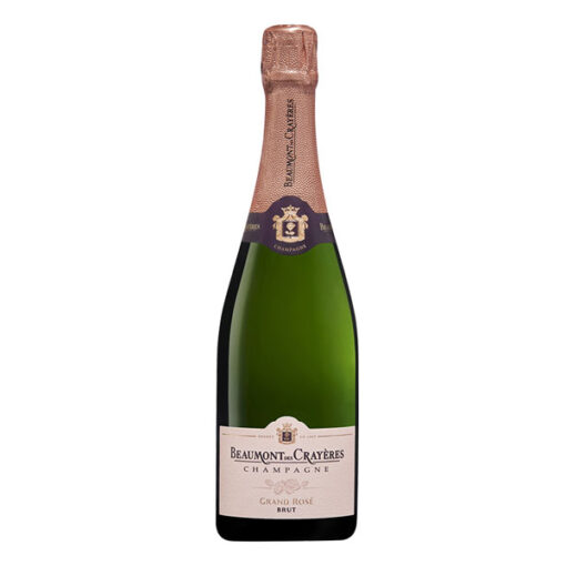rượu champagne beaumont des crayères grand rosé brut