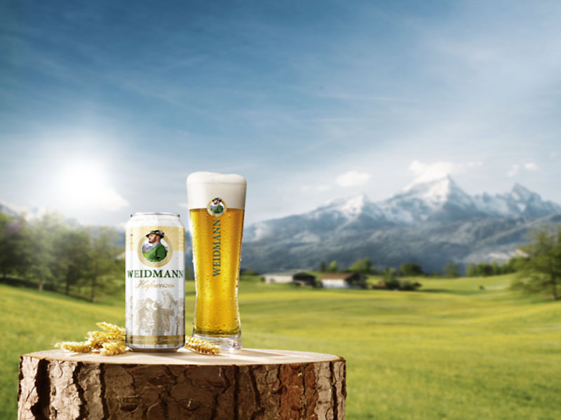 bia đức weidmann hefeweizen 5.4% lon 500ml