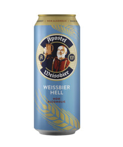 bia đức apostel weissbier non alcoholic 0.5% lon 500ml