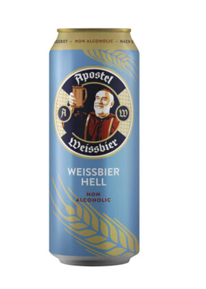 bia đức apostel weissbier non alcoholic 0.5% lon 500ml