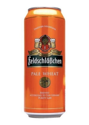 bia đức feldschlobchen pale wheat 5% lon 500ml