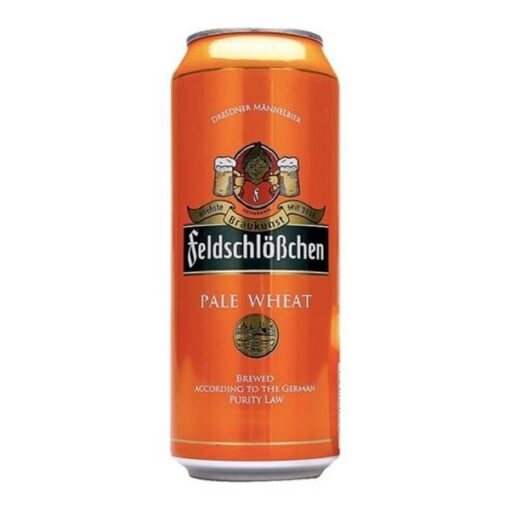 bia đức feldschlobchen pale wheat 5% lon 500ml