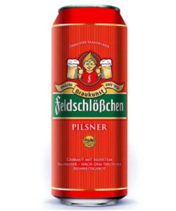 bia đức feldschlobchen pilsner 4.9% lon 500ml