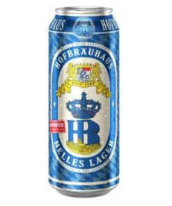 Bia đức hb helles lager 4,9% lon 500ml