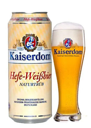 Bia đức kaiserdom hefe weissbier 4.7% lon 500ml