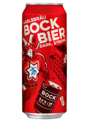 Bia đức karlsbrau dark bock 6.9% lon 500ml