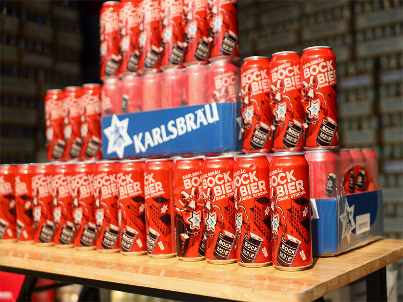 bia đức karlsbrau dark bock 6.9% lon 500ml