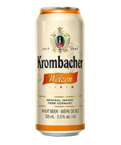 bia đức krombacher weizen 5.3% lon 500ml