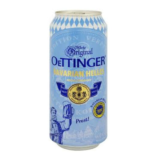 Bia đức oettinger bavarian helles 4.7% lon 500ml