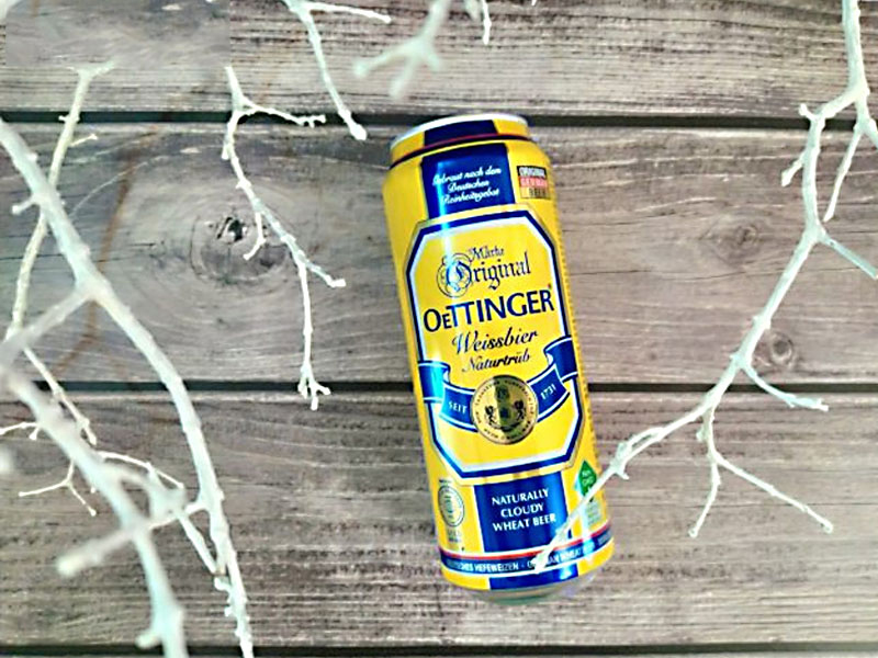 bia-duc oettinger weissbier béo 4.9% lon 500ml