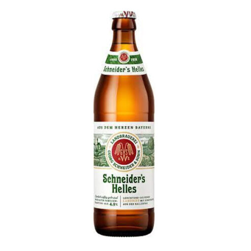 bia đức schneider’s helles 4.9% chai 500ml