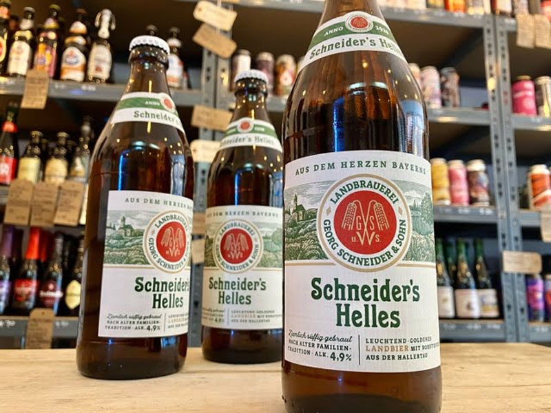 bia đức schneider’s helles 4.9% chai 500ml