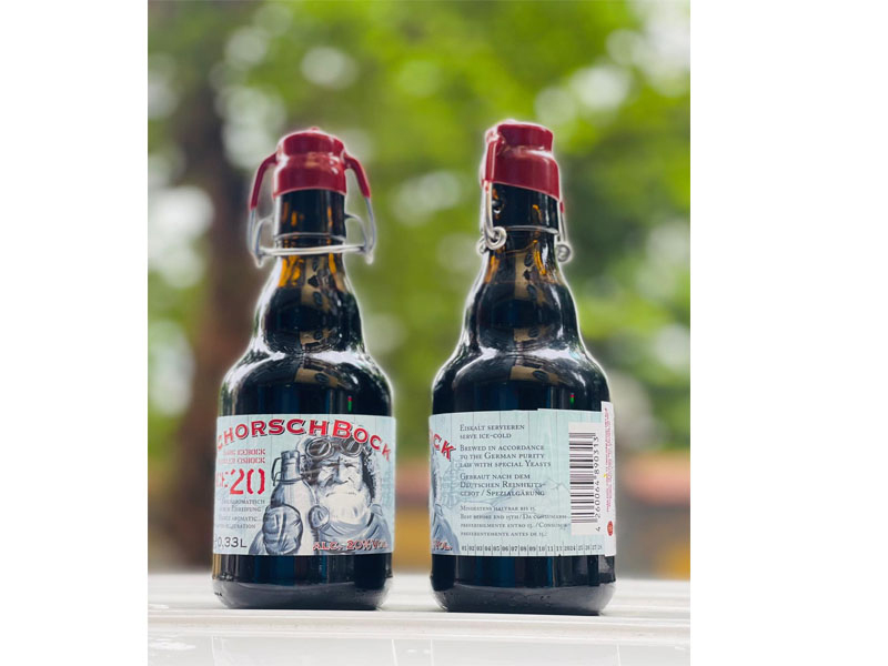bia duc schorsch bock 20% chai 330ml