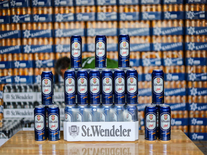 bia đức st wendeler pils lon 500m