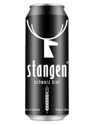 bia đức stangen lager bier black lon 500ml