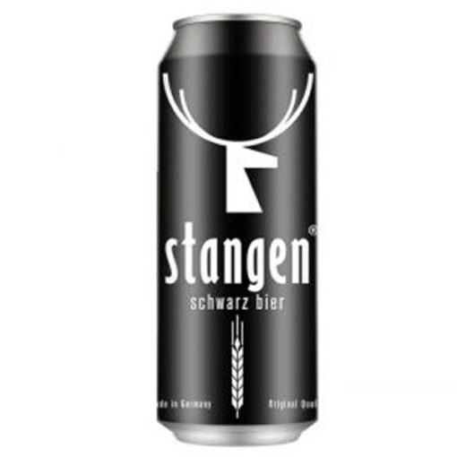 bia đức stangen lager bier black lon 500ml