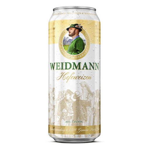 bia đức weidmann hefeweizen 5.4% lon 500ml