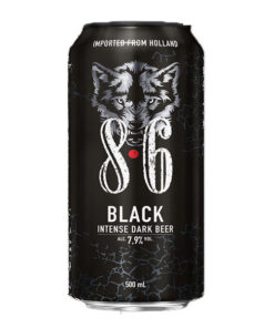 Bia hà lan 8.6 black 7.9% lon 500ml
