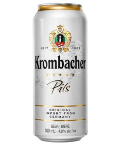 bia đức krombacher pils 4.8% lon 500ml