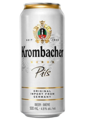 bia đức krombacher pils 4.8% lon 500ml