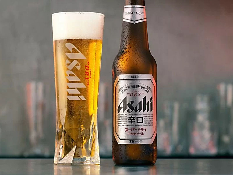 bia nhật asahi super dry 5% chai 330ml