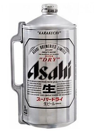 Bia nhật bản asahi 5% bom 2l