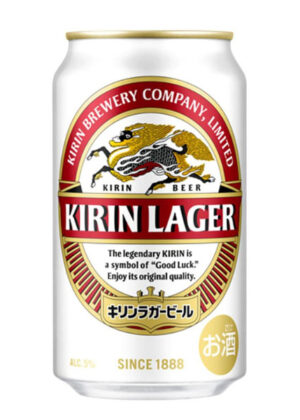 bia nhật kirin lager beer 5% lon 350ml