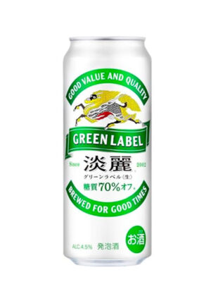 Bia nhật kirin tanrei green label 4.5% lon 350ml
