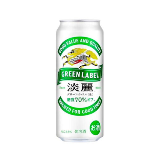 Bia nhật kirin tanrei green label 4.5% lon 350ml