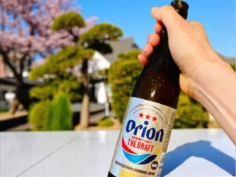 bia nhật orion draft 5% chai 334ml