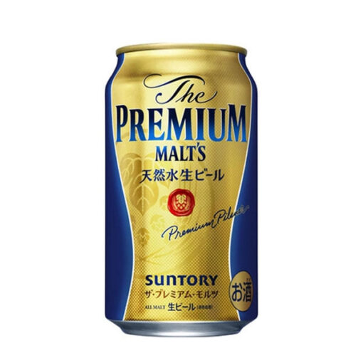 bia nhật premium malt's suntory 5,5% lon 350ml